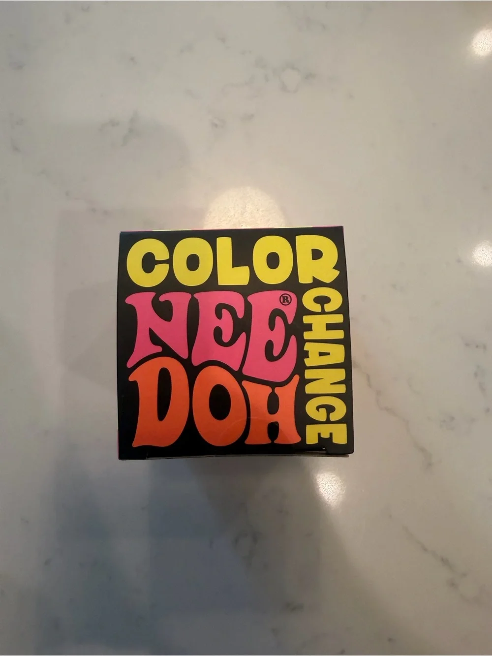Color NEE DOH Change Sensory Play Compound - Pink & Orange